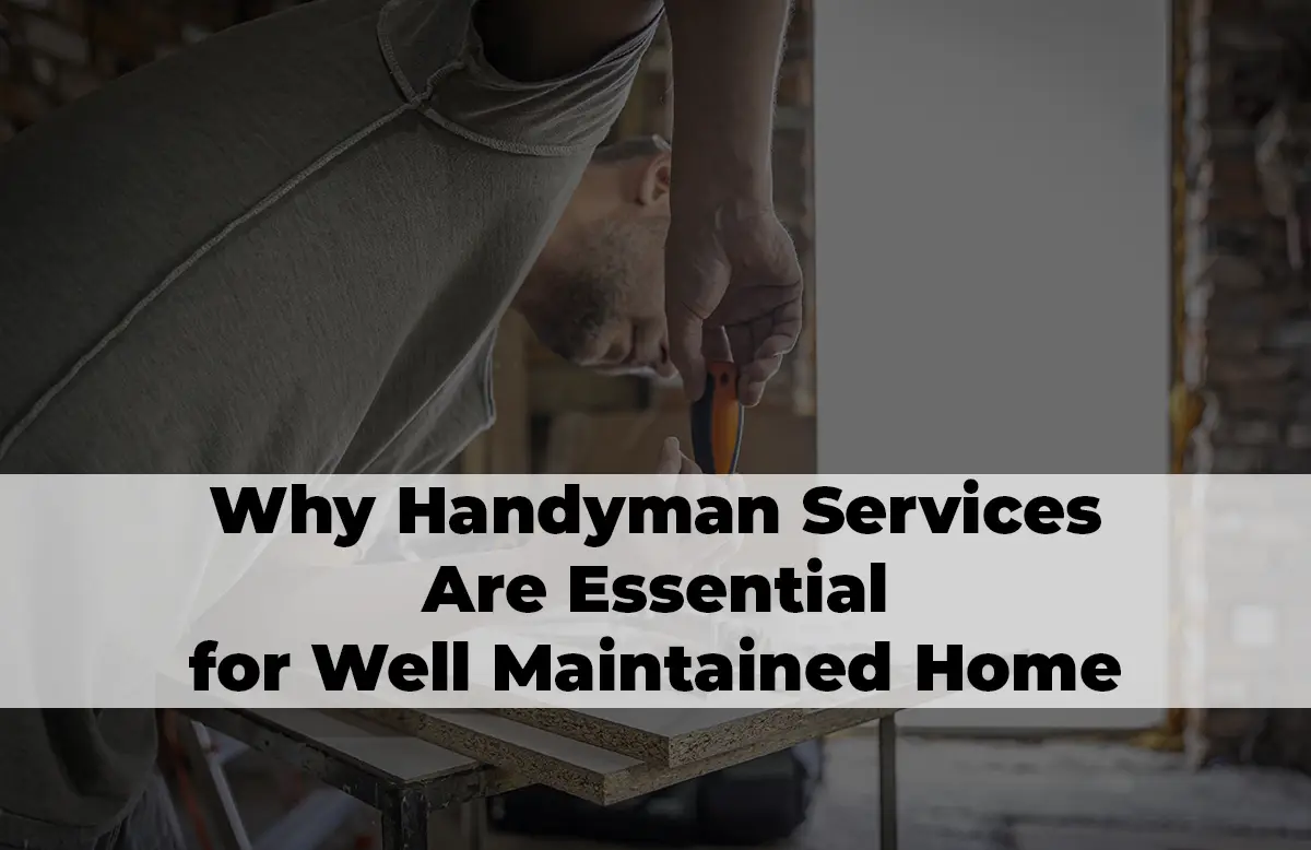 professional handyman carrying out home repairs and maintenance in a UK home