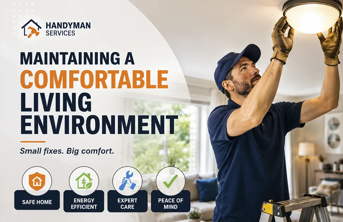 Professional decorator painting interior walls in a bright modern room