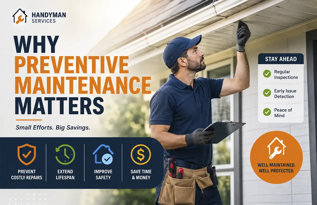 Homeowner shaking hands with a handyman after successful repair work